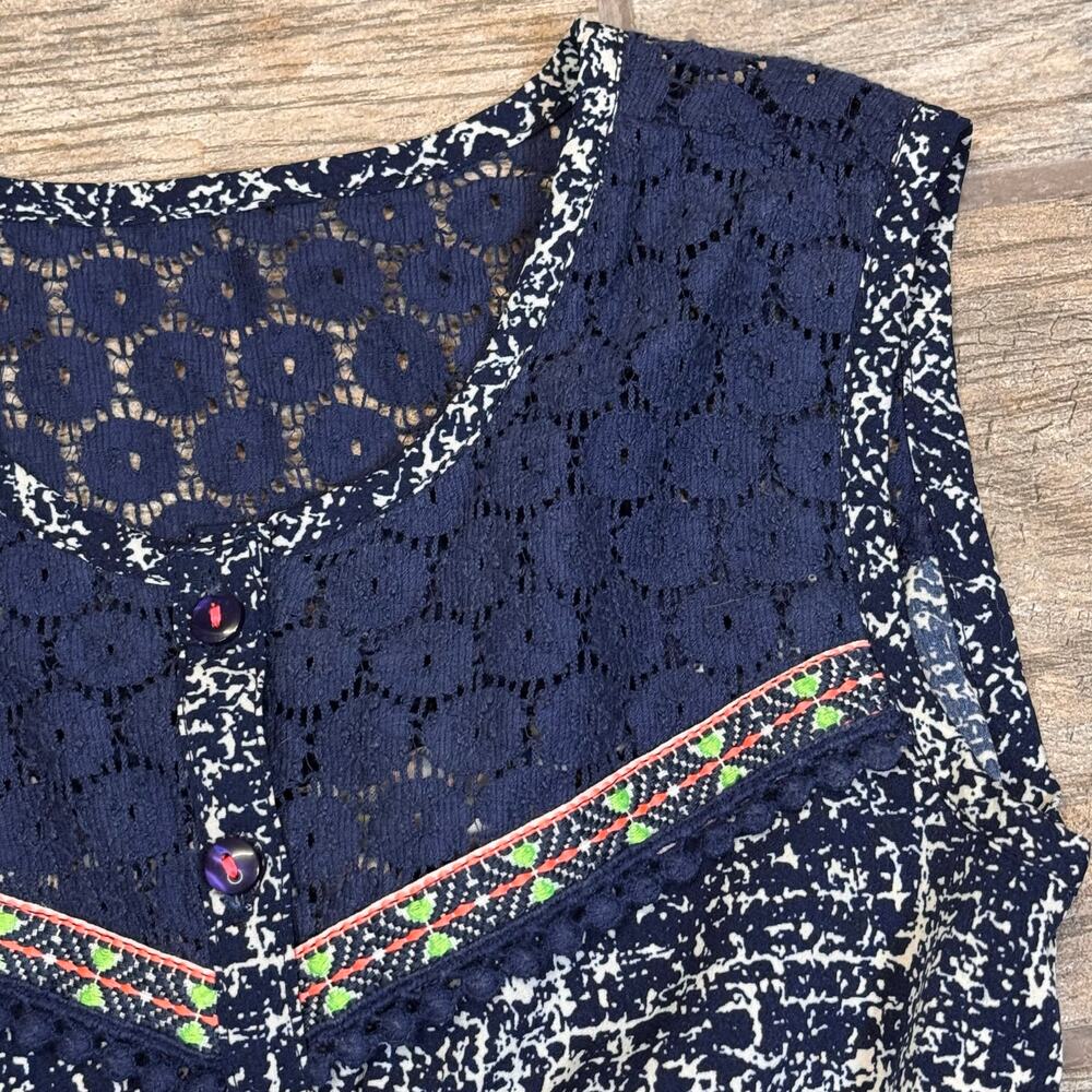 Japna Kids Lace Embroidered Romper Size 7 - Picture 5 of 8